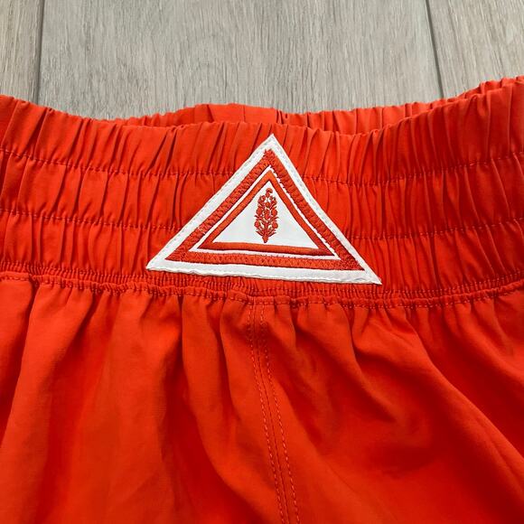 Free People Women’s Orange high Waist Short Sz XS - Picture 4 of 11